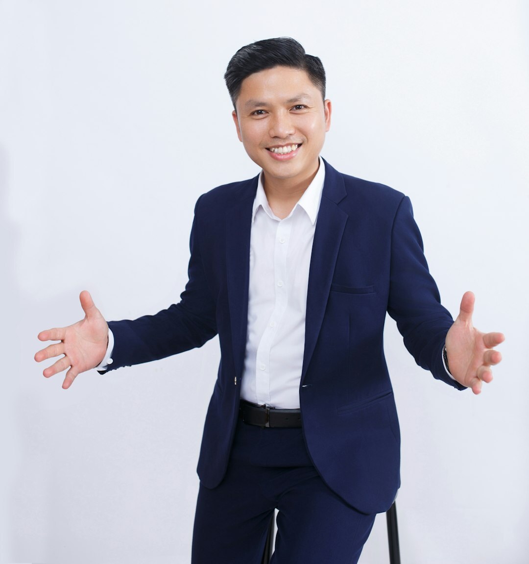 Professional Slovenian man in a suit smiling